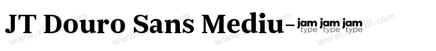 JT Douro Sans Mediu字体转换
